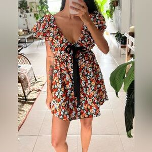 AGUA BY AGUA BENDITA La Fania Horizonte Mini Dress  size S *No label